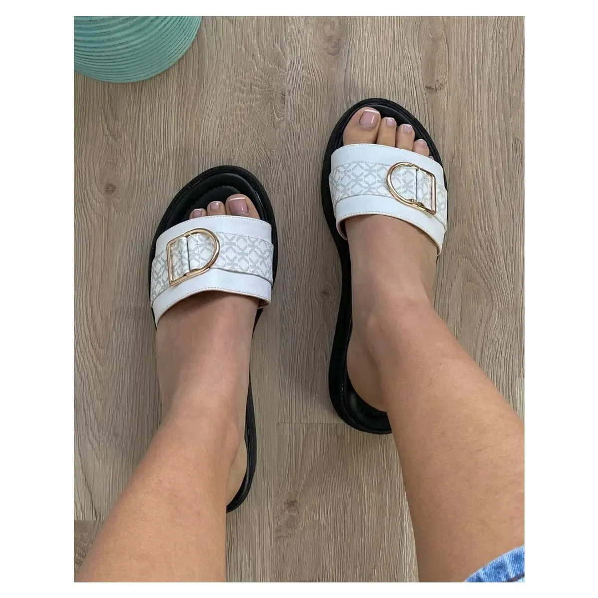 NEBULA - Sandalia Piacenza - Blanco