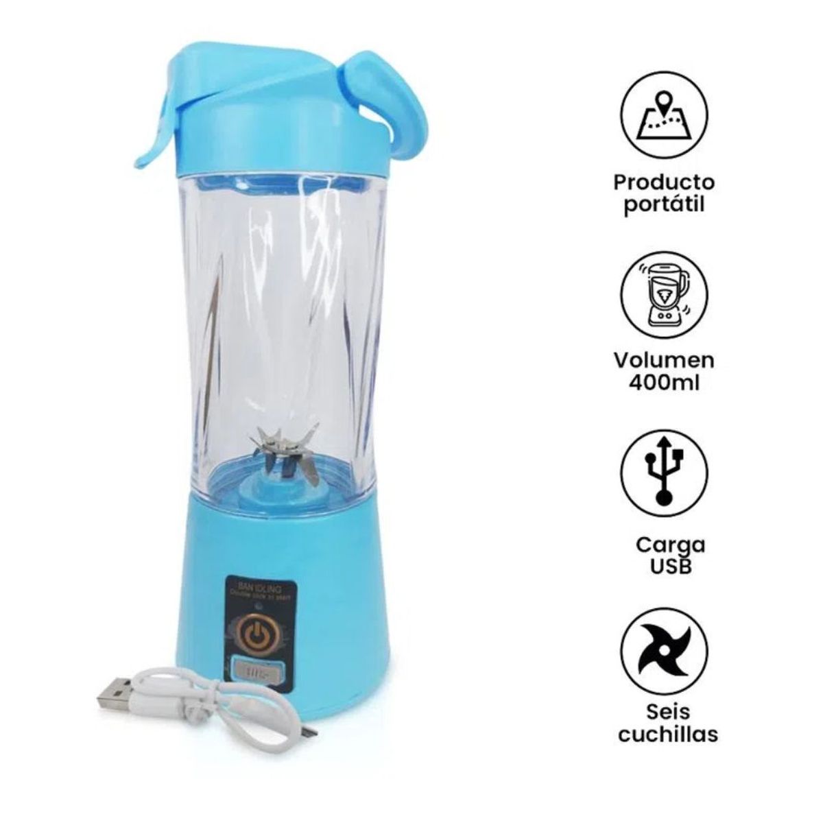 OEM - Licuadora Portátil Recargable USB
