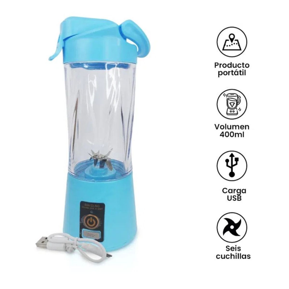 OEM - Licuadora Portátil Recargable USB