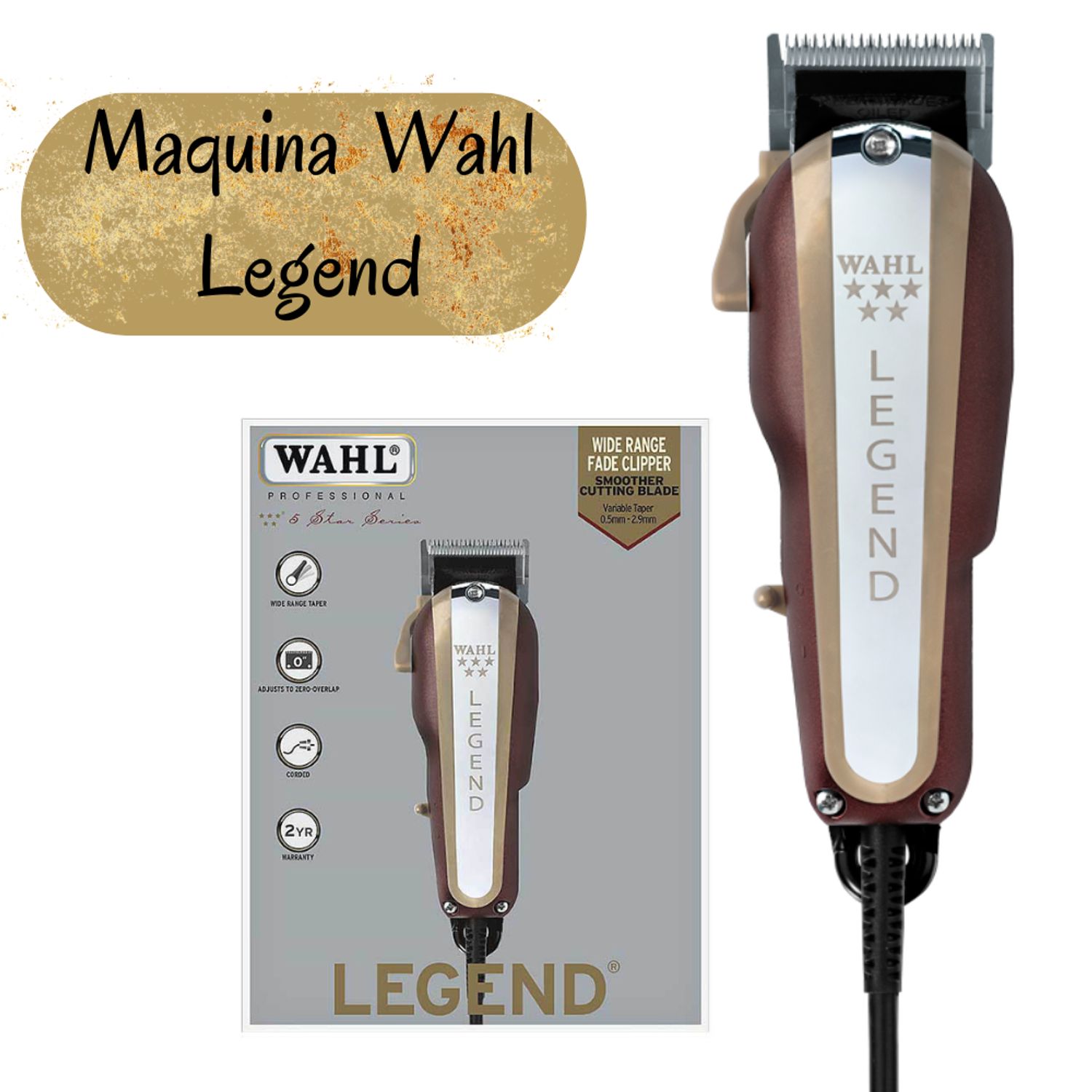 Maquina Profesional de Cortar Cabello Wahl Legend 08147-418 WAHL