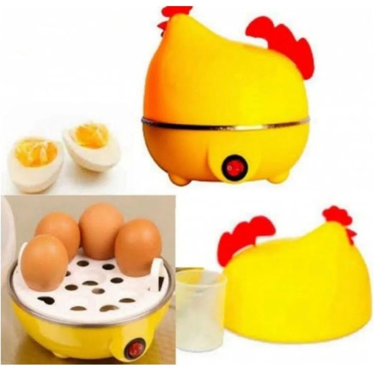 OEM - Hervidor Eléctrico Modelo Gallina Para 7 Huevos