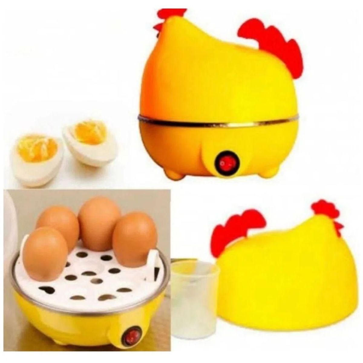 OEM - Hervidor Eléctrico Modelo Gallina Para 7 Huevos