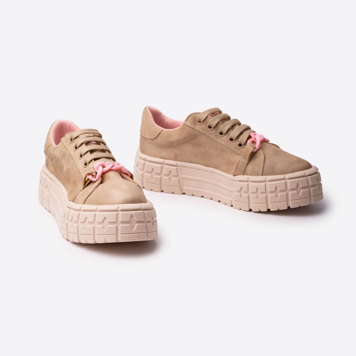 NEBULA - Zapatilla dublin - beige Rosado