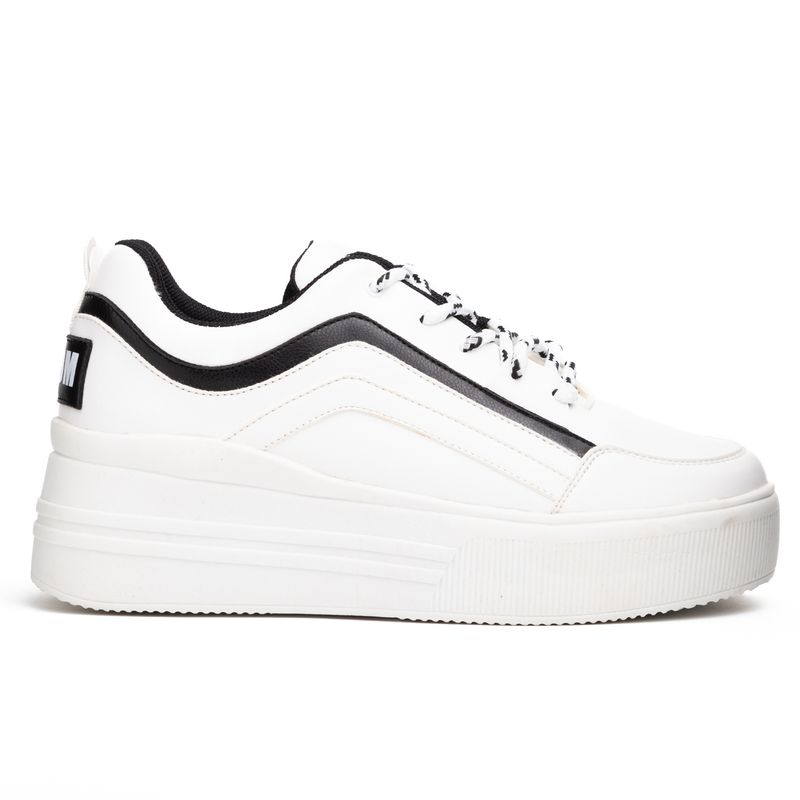 NEBULA - Zapatillas Arizona - Blanco y Negro