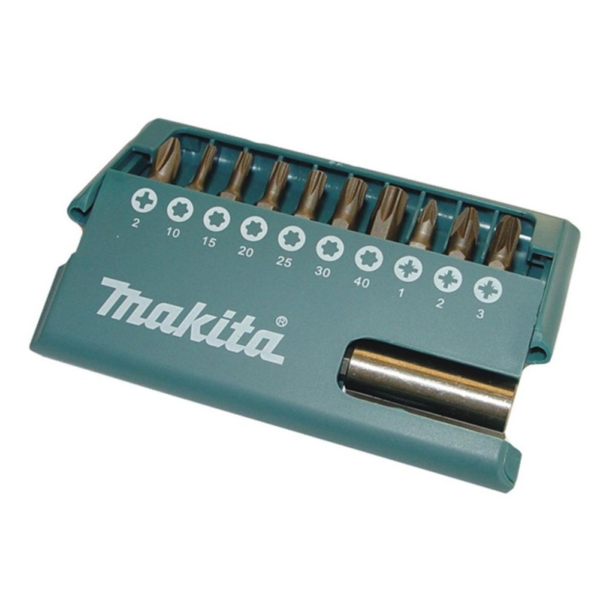 MAKITA - Juego de puntas de 11 piezas con soporte magnético Makita D-31756