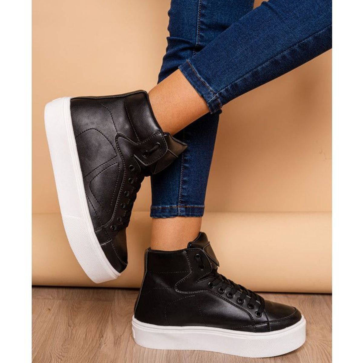 NEBULA - Zapatilla Khaty - Negro