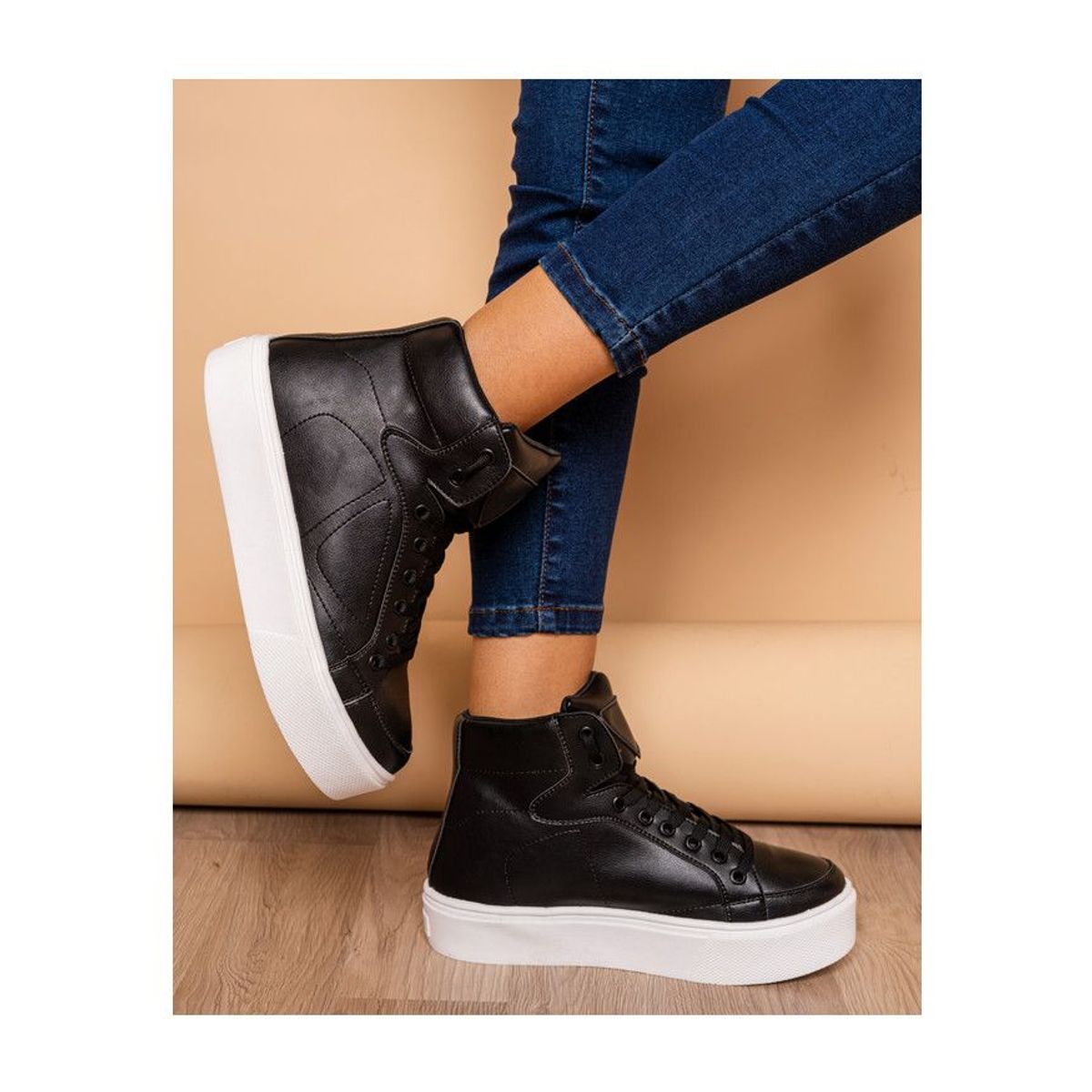 NEBULA - Zapatilla Khaty - Negro