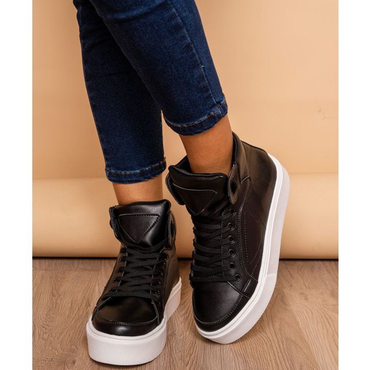 NEBULA - Zapatilla Khaty - Negro