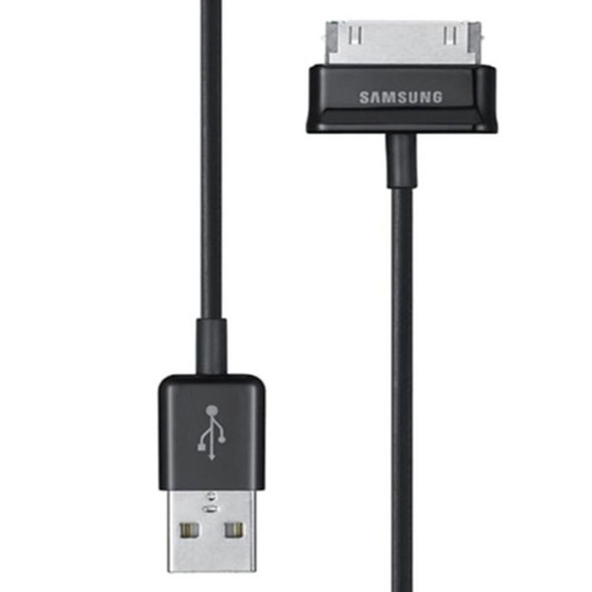 SAMSUNG - Cable Usb Para Samsung Galaxy Tab 1, 2 Carga Y Sincroniza Negro