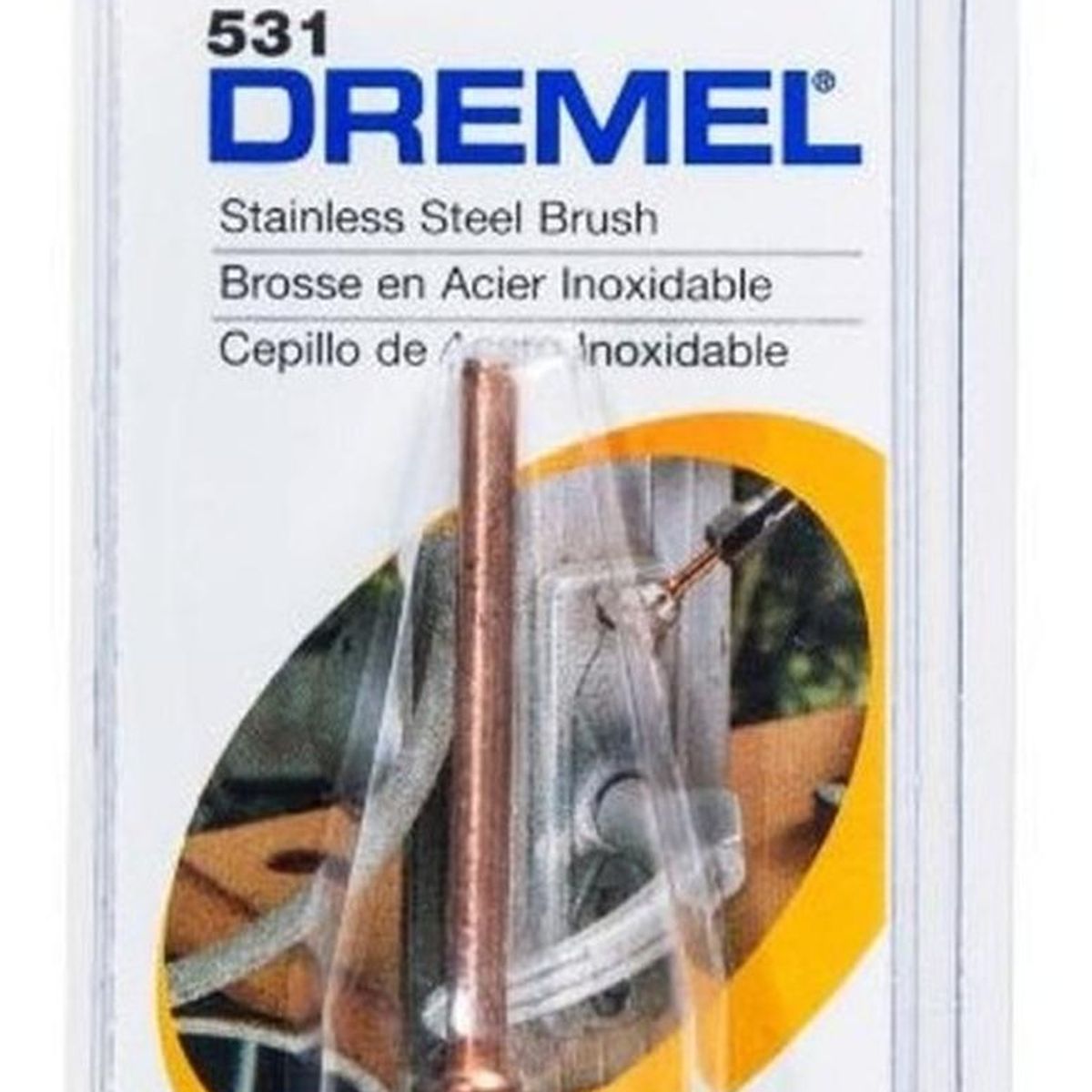 DREMEL - Cepillo de Acero Inoxidable 1/2" Dremel 531