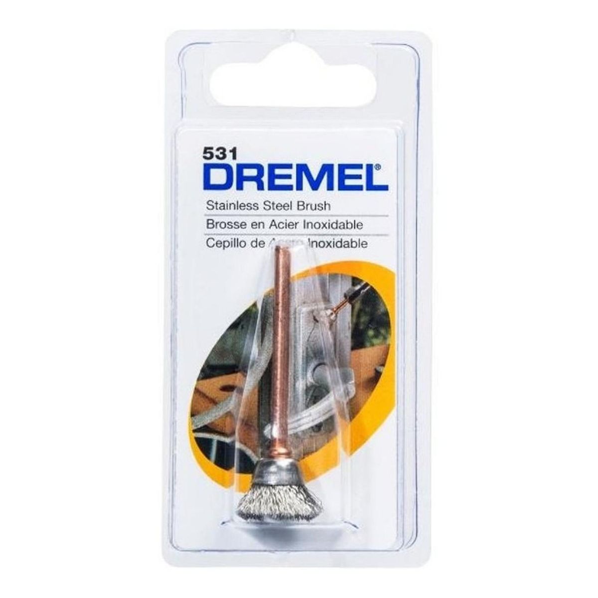DREMEL - Cepillo de Acero Inoxidable 1/2" Dremel 531