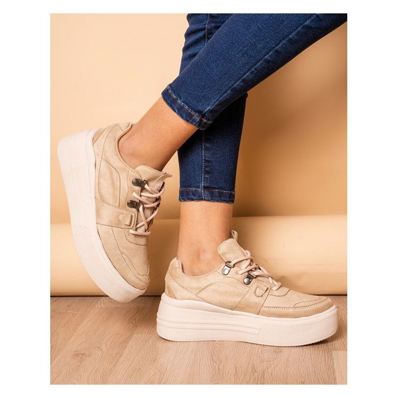 NEBULA - Zapatilla Barbados - Beige