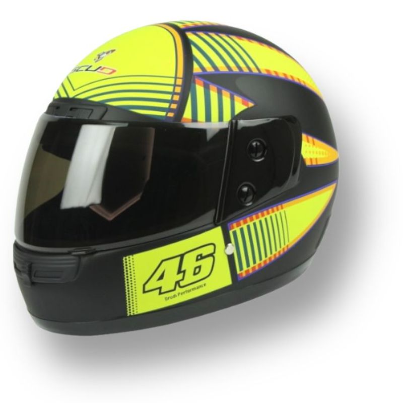 GENERICO - Casco Moto Scud Helmets 106 Lemon Yellow Matt Extra Large