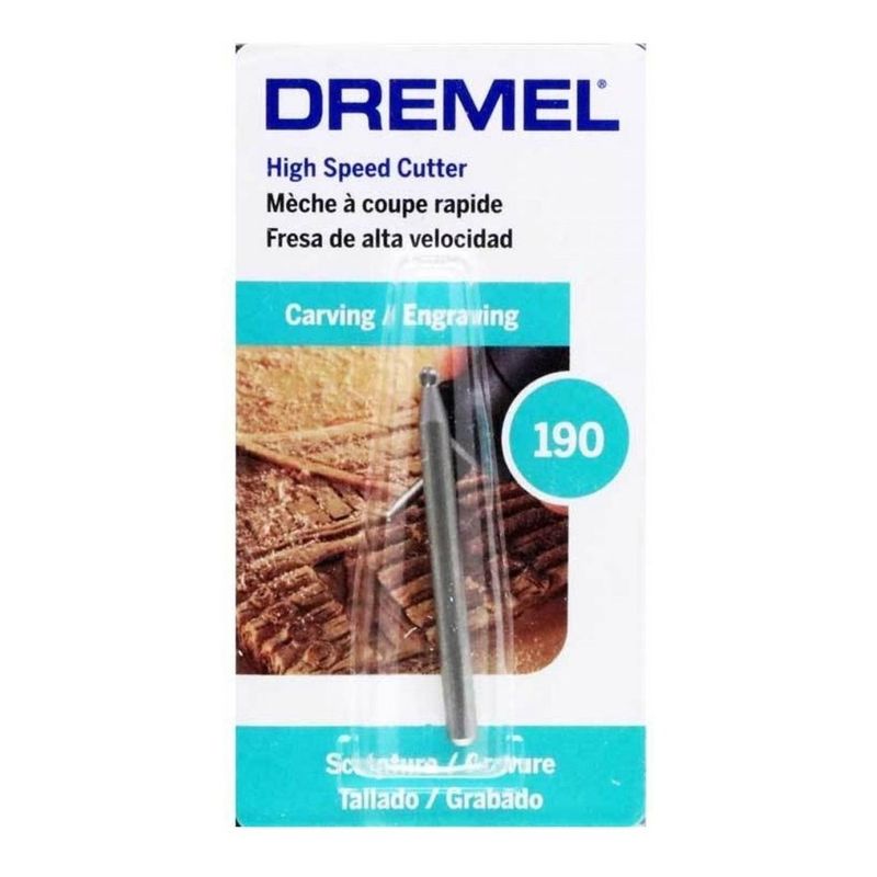 DREMEL - Fresa de alta velocidad redonda 3/32" Dremel 190