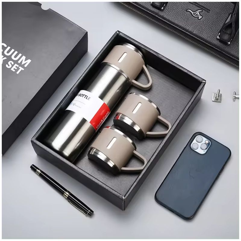 INSPIRA MARKET - Termo con Tazas de Regalo