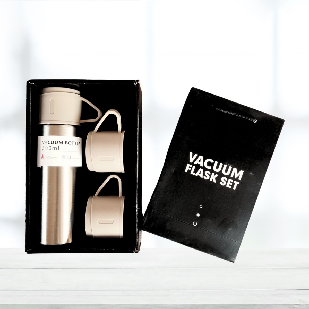 INSPIRA MARKET - Termo con Tazas de Regalo