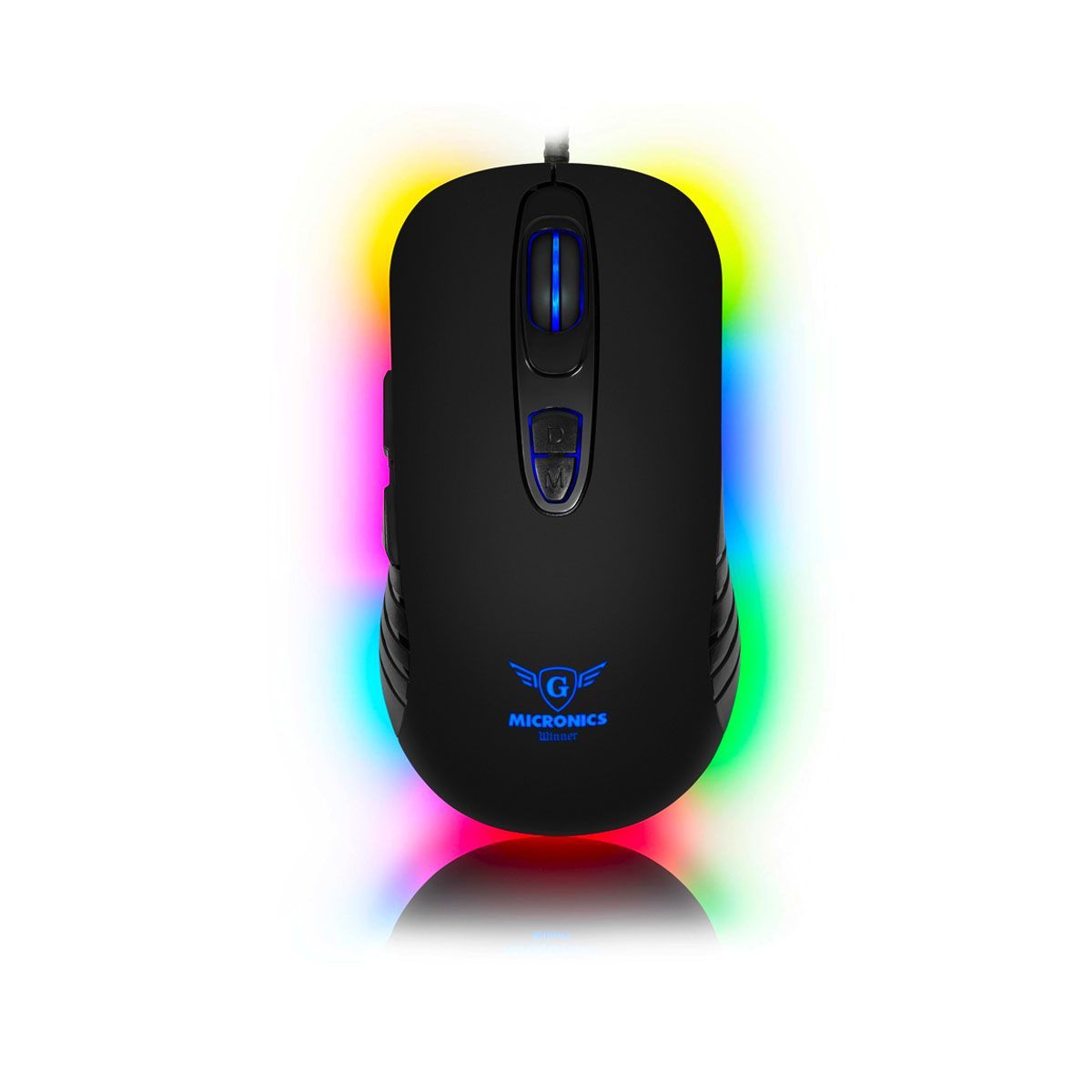 MICRONICS - Mouse Gamer Winner 7 Botones 7200Dpi RGB Running Micronics