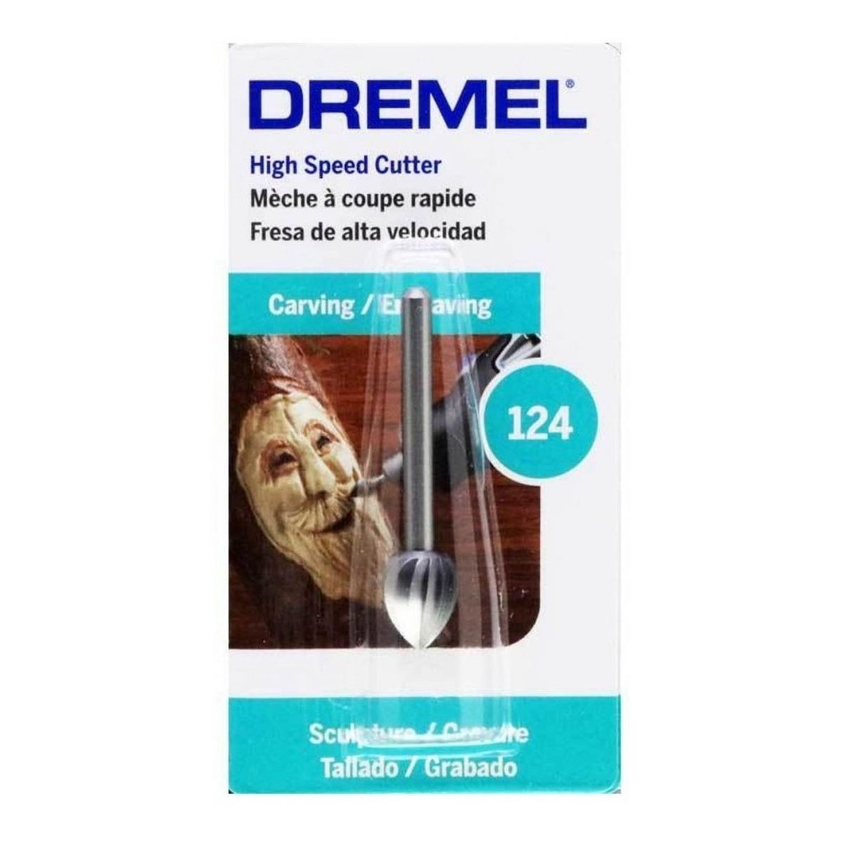 DREMEL - Fresa de alta velocidad Cónica 5/16" Dremel 124