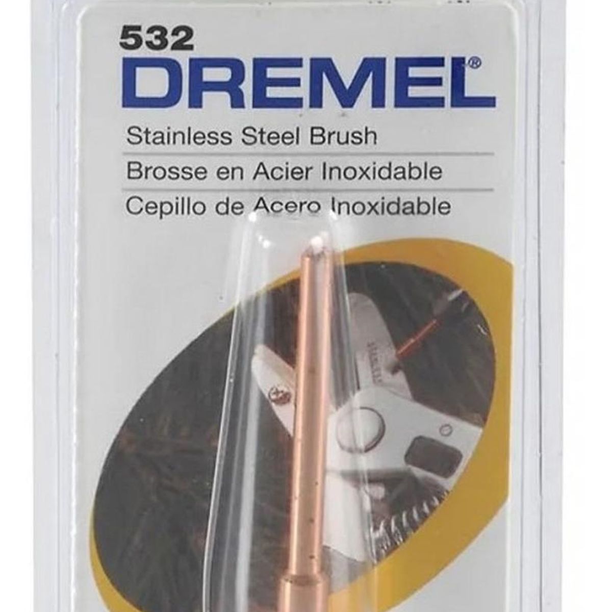 DREMEL - Cepillo De Acero Inoxidable 1/8 Dremel 532