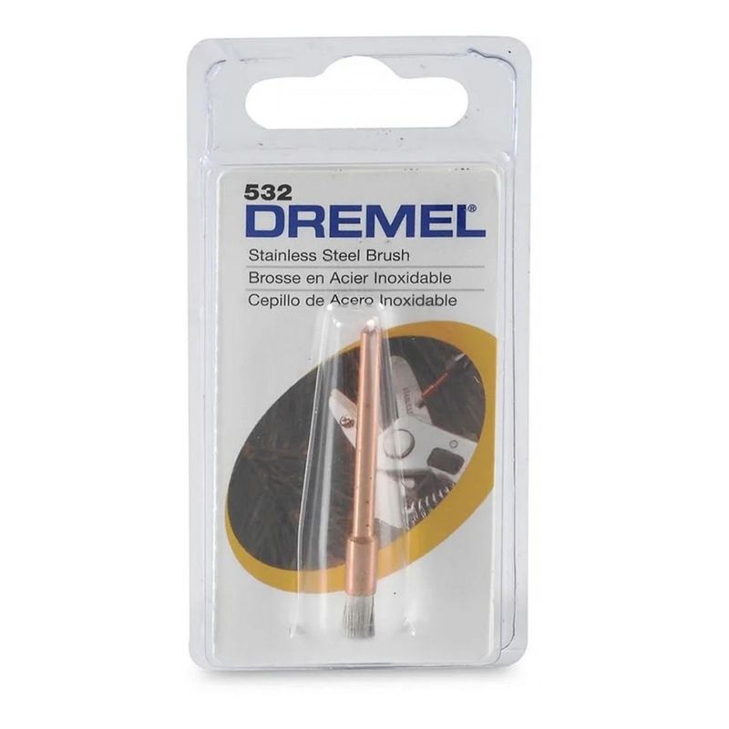 DREMEL - Cepillo De Acero Inoxidable 1/8 Dremel 532