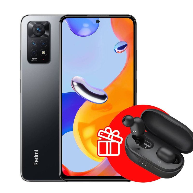 XIAOMI - Xiaomi Redmi Note 11 Pro 6/128 GB - GRAY + Audífono Haylou GT1 PRO
