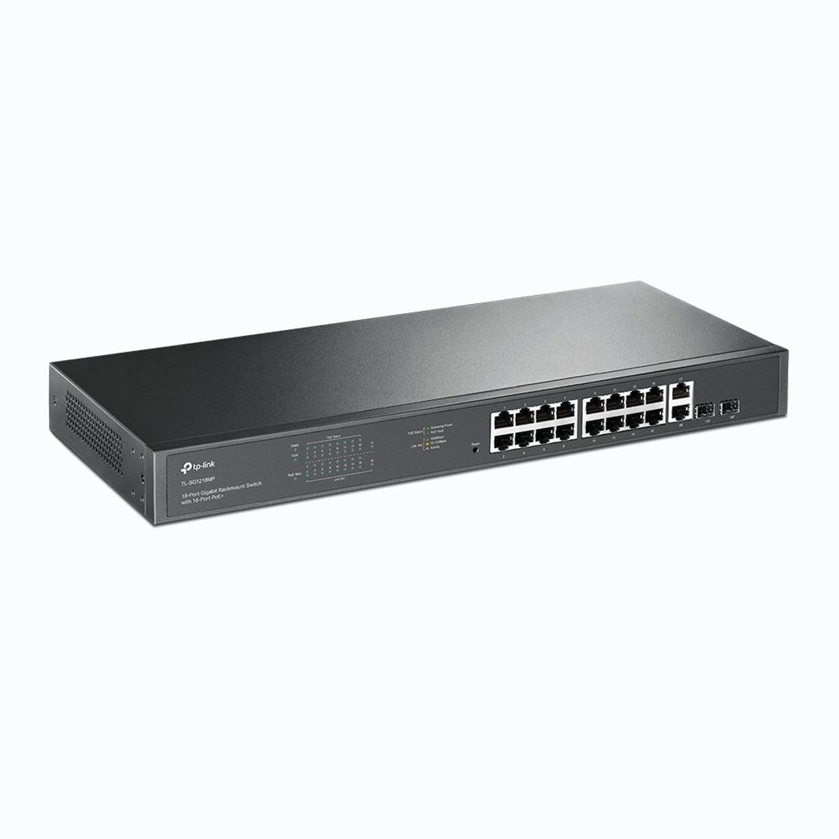 TP LINK - TP-Link - Switch TL-SG1218MP de 18 Puertos Gigabit (16 Puertos PoE+)