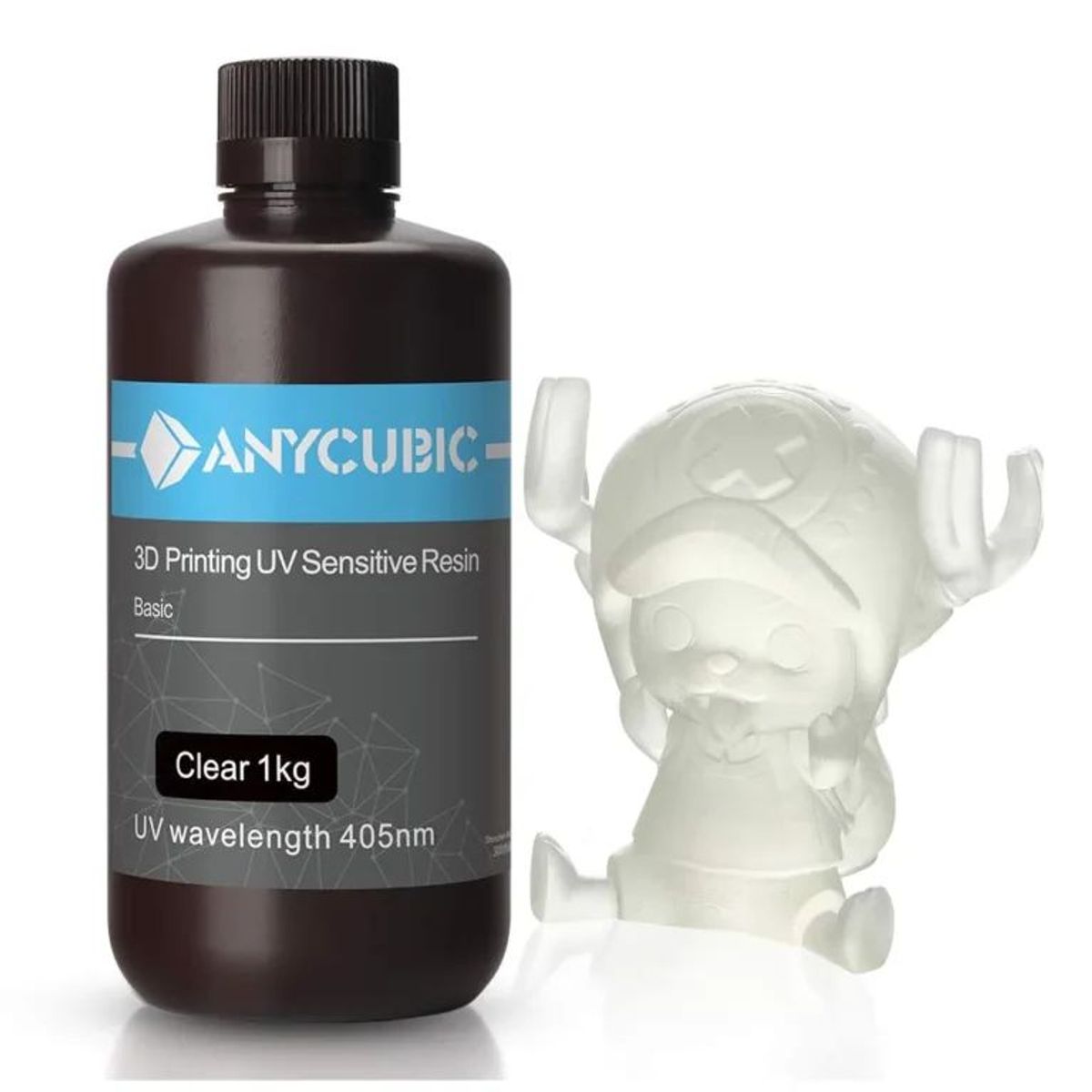 ANYCUBIC - Resina Estándar Anycubic Transparente 1 Kg.