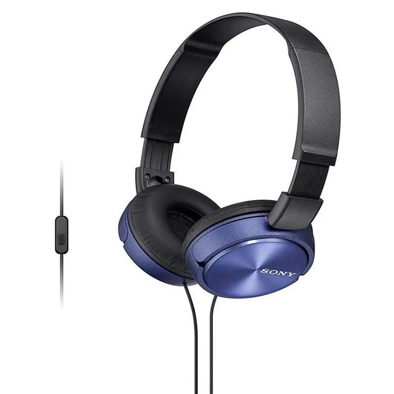 SONY - Audífono Sony MDR ZX310AP con Micrófono Plegable Azul