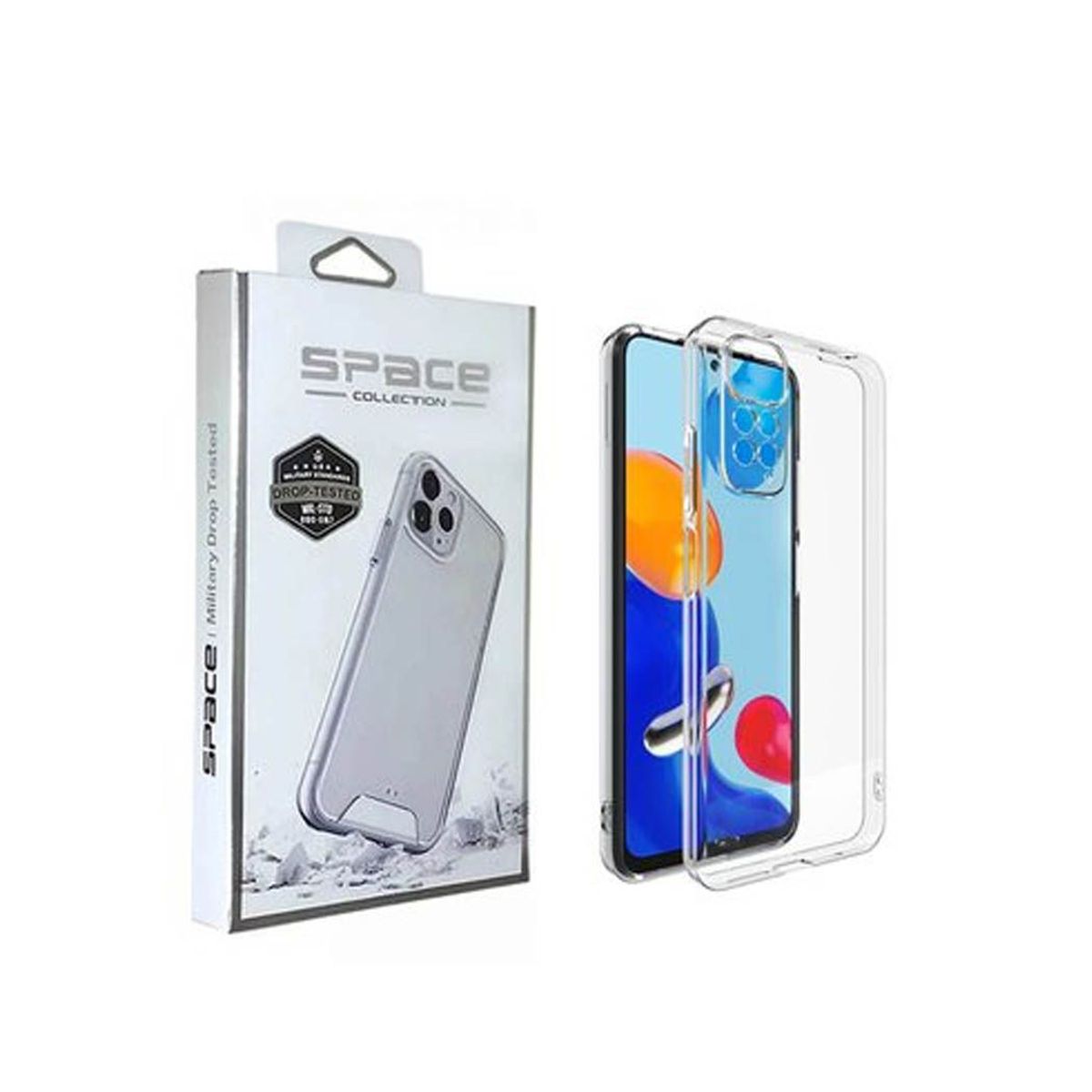 SPACE - Case Space Xiaomi Redmi NOTE 11 PRO 4G Drop Collection - Transparente