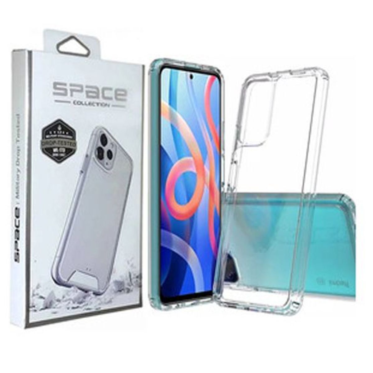 SPACE - Case Space Xiaomi Redmi Note 11 PRO 5G Drop Collection - Transparente