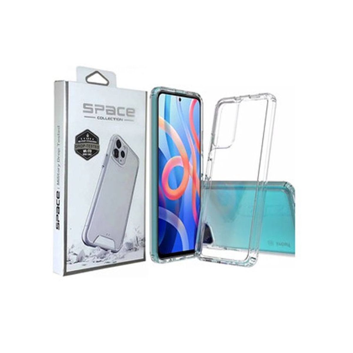SPACE - Case Space Xiaomi Redmi Note 11 PRO 5G Drop Collection - Transparente