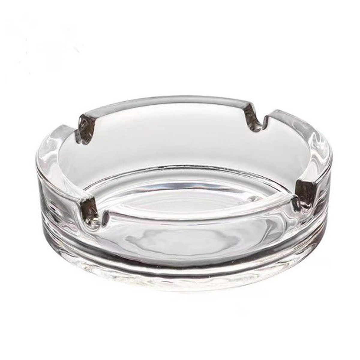 INSPIRA MARKET - Cenicero de Vidrio Elegante Circular Exclusivo