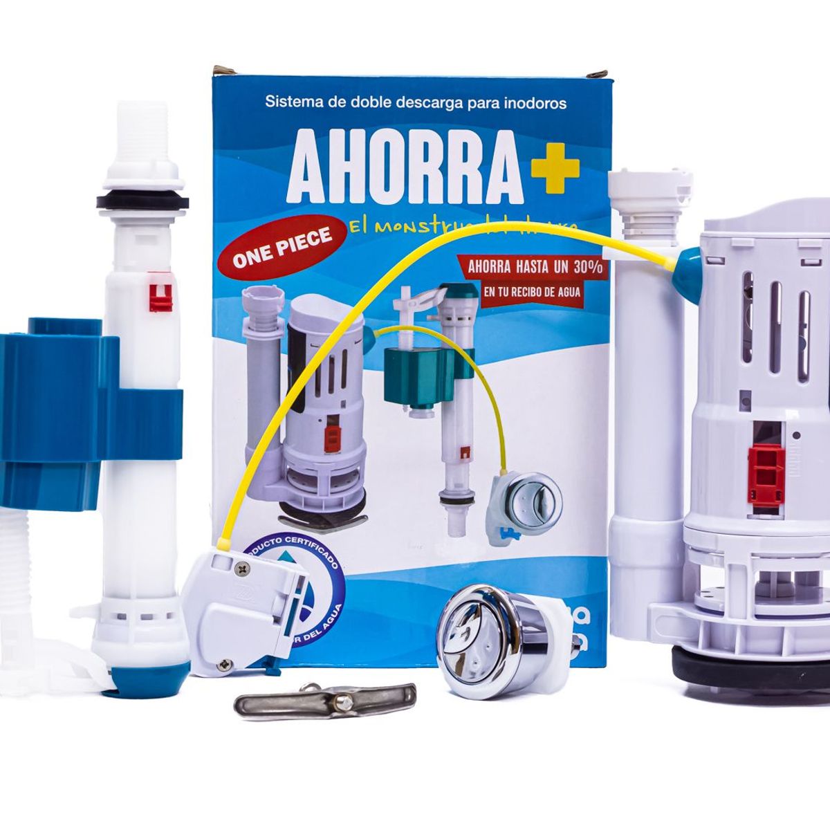 AGUA SANA - Sistema de ahorro para inodoro 1 pieza  Ahorra agua en tu recibo
