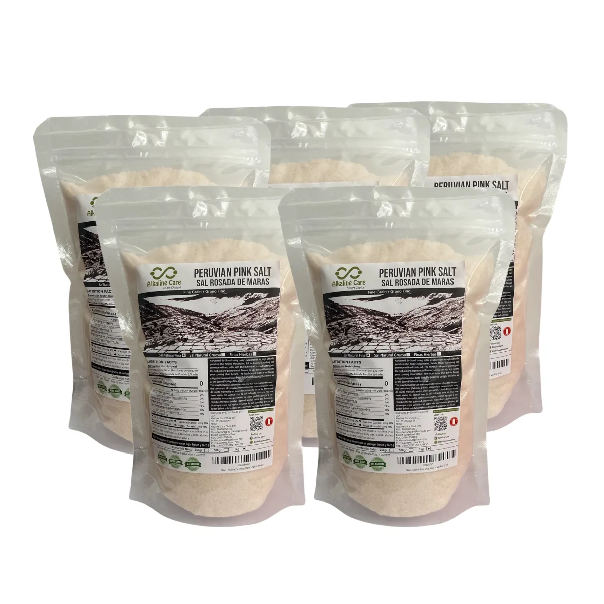 ALKALINE CARE - Sal Rosada de Maras 5kg Alkaline Care