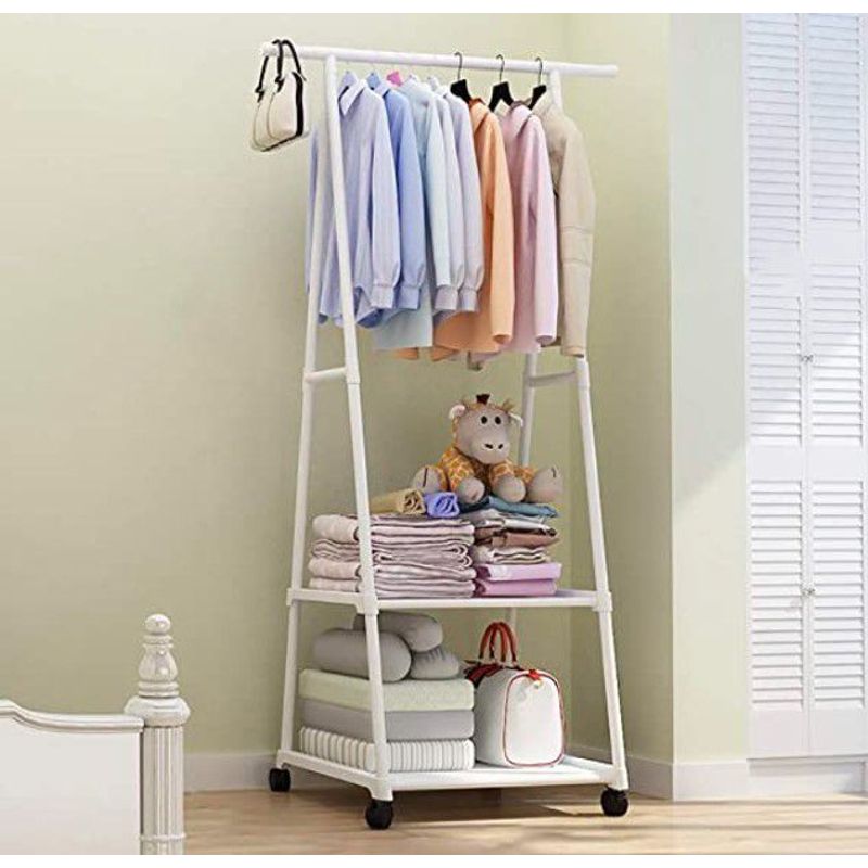 INSPIRA - Estante Organizador Colgador Perchero de Ropa Dormitorio Blanco
