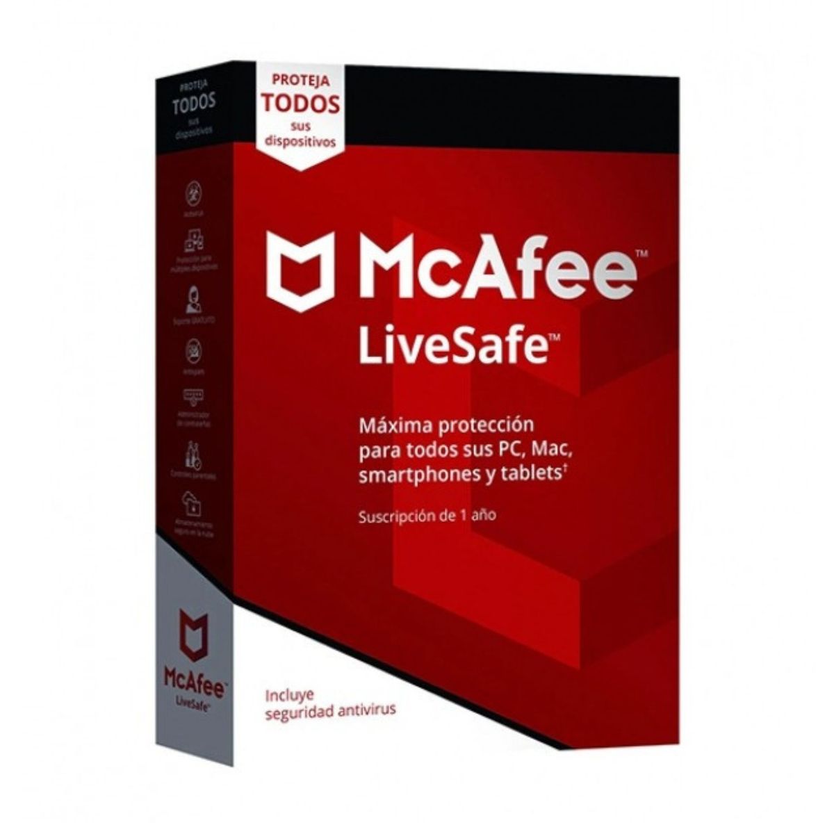 MCAFEE - Mcafee Livesafe Disp Ilimitados Código Digital