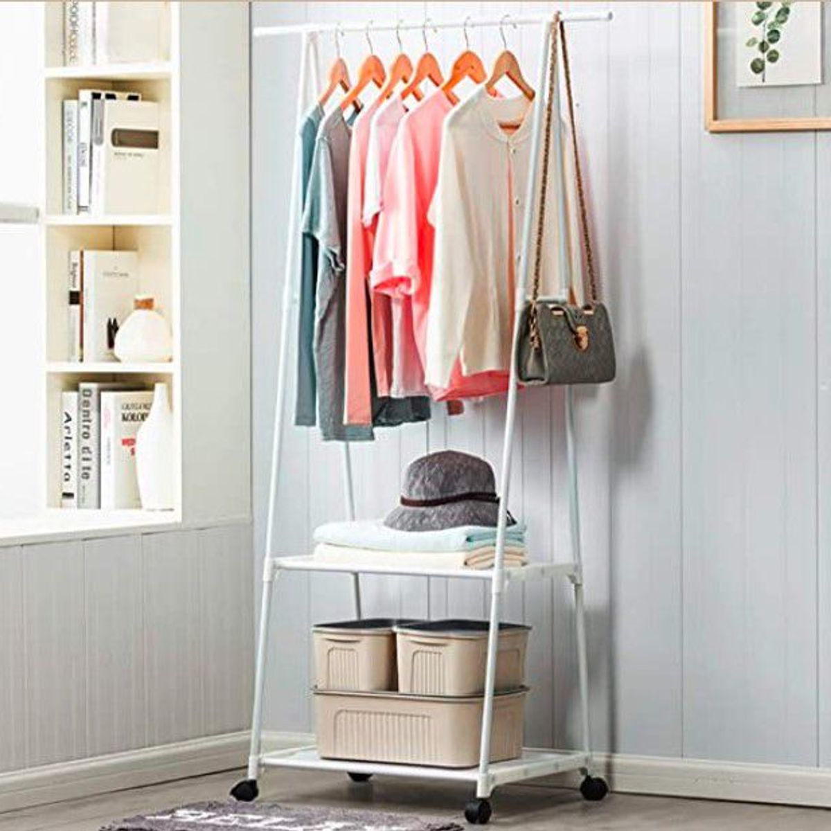 INSPIRA MARKET - Estante de Dormitorio Multifuncional