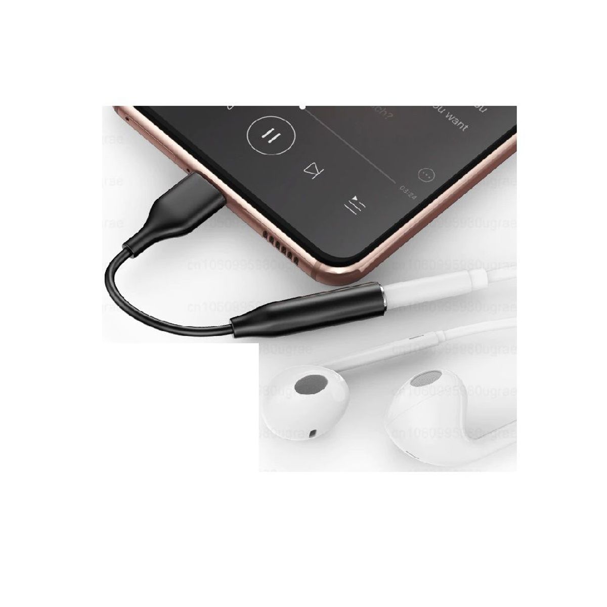 SAMSUNG - Cable Adaptador Samsung USB TIPO C de 35mm Jack Audio Cable