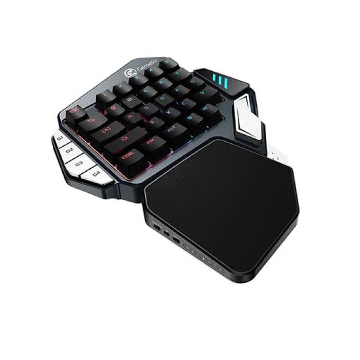 GAMESIR - Teclado Mecánico De Una Mano GameSir Z1 Kailh Blue - Android iOS Wind