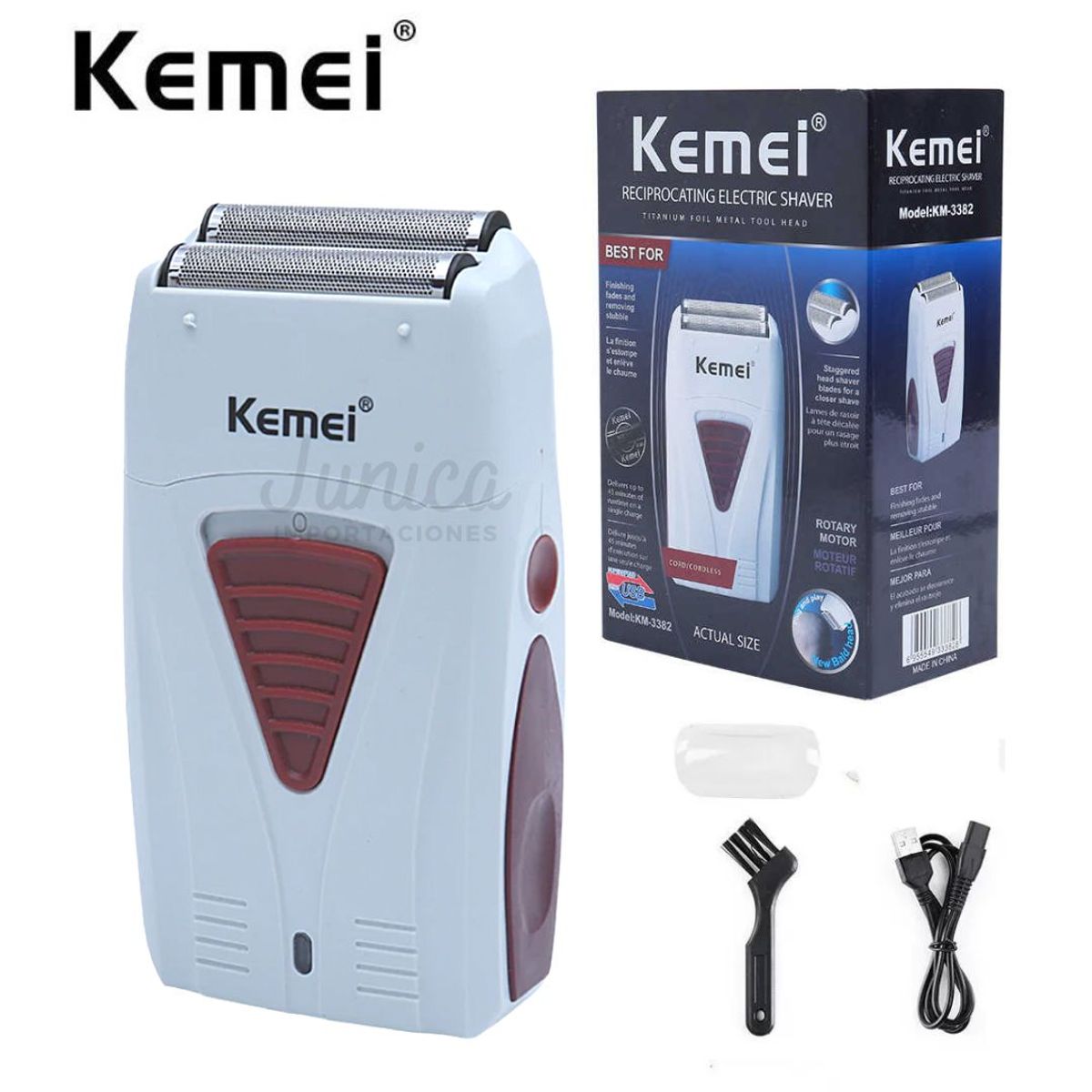 KEMEI - Rasuradora Shaver Profesional Kemei 3382.