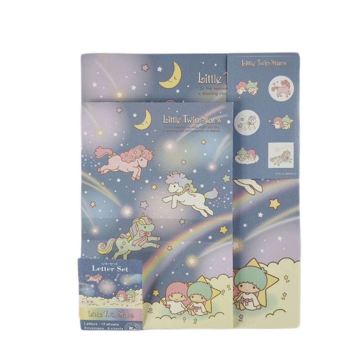 SANRIO - Sanrio - Set de Papel Carta Little Twin Stars Unicorns