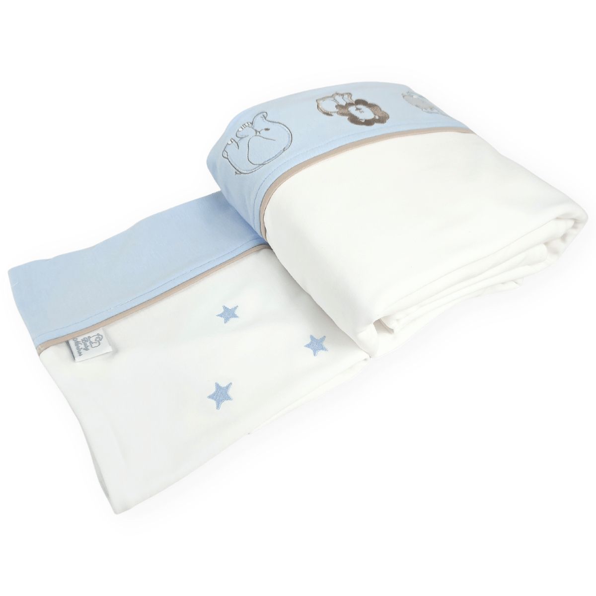 BABY MERINOS - Set de Sábanas Bebe Algodón Cuna Niño - Safari Big - BDC