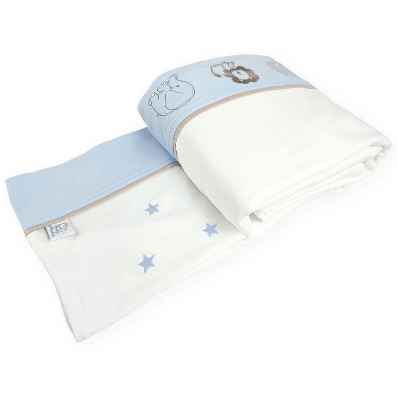 BABY MERINOS - Set de Sábanas Bebe Algodón Cuna Niño - Safari Big - BDC