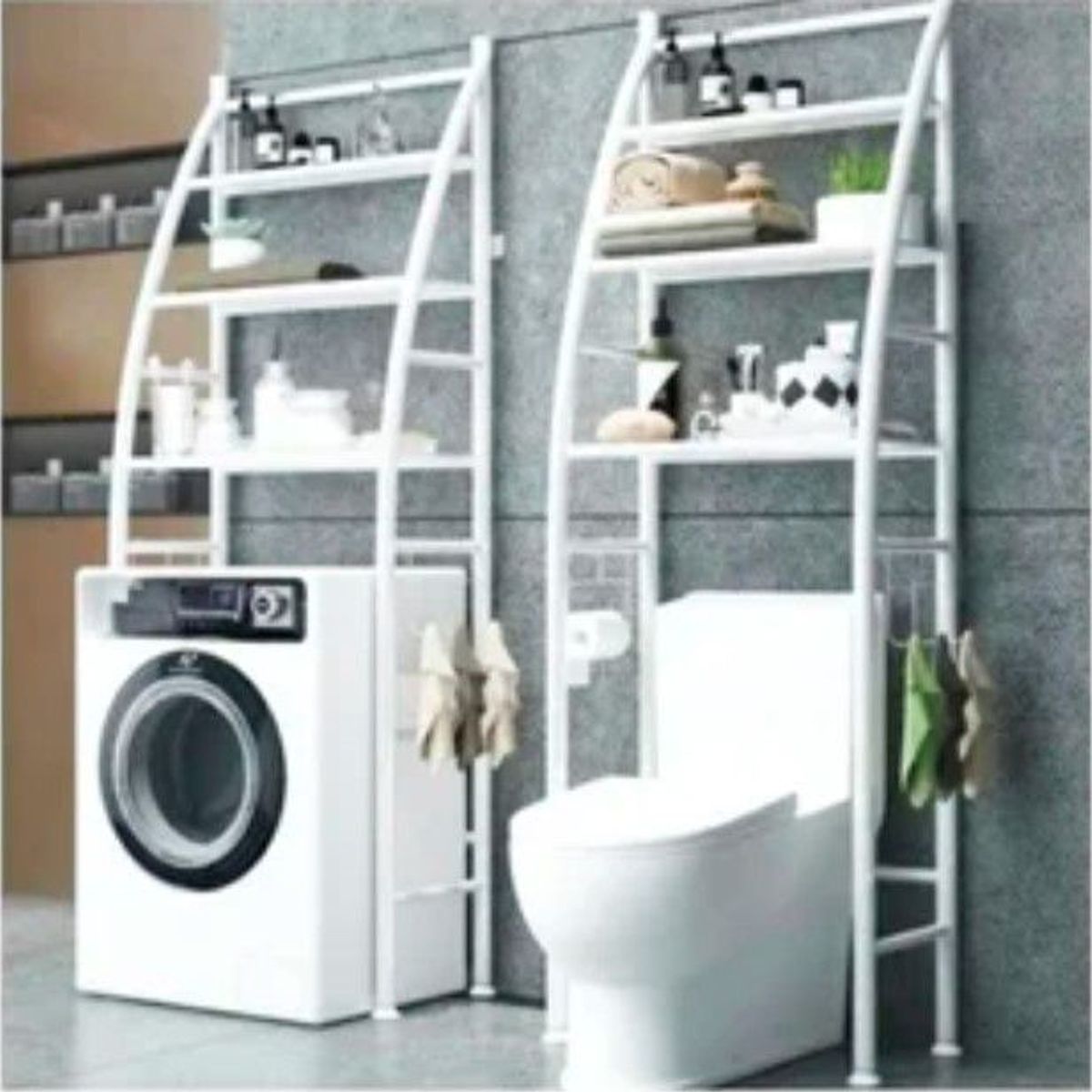 INSPIRA MARKET - Estante Organizador para Lavadora Blanco