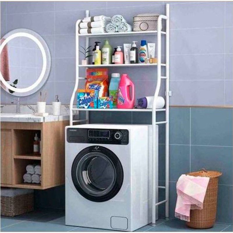 INSPIRA - Estante Organizador para Lavandería 3 Niveles