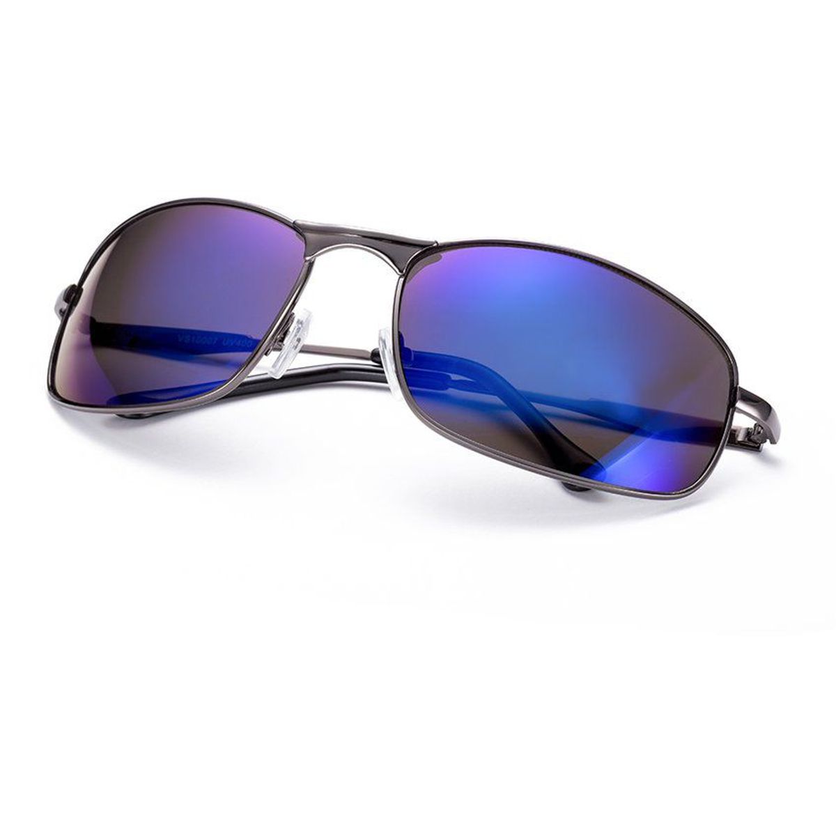 LUZSA - Lentes de sol Luzsa Vilna Plateado Azul VS10007PA_.