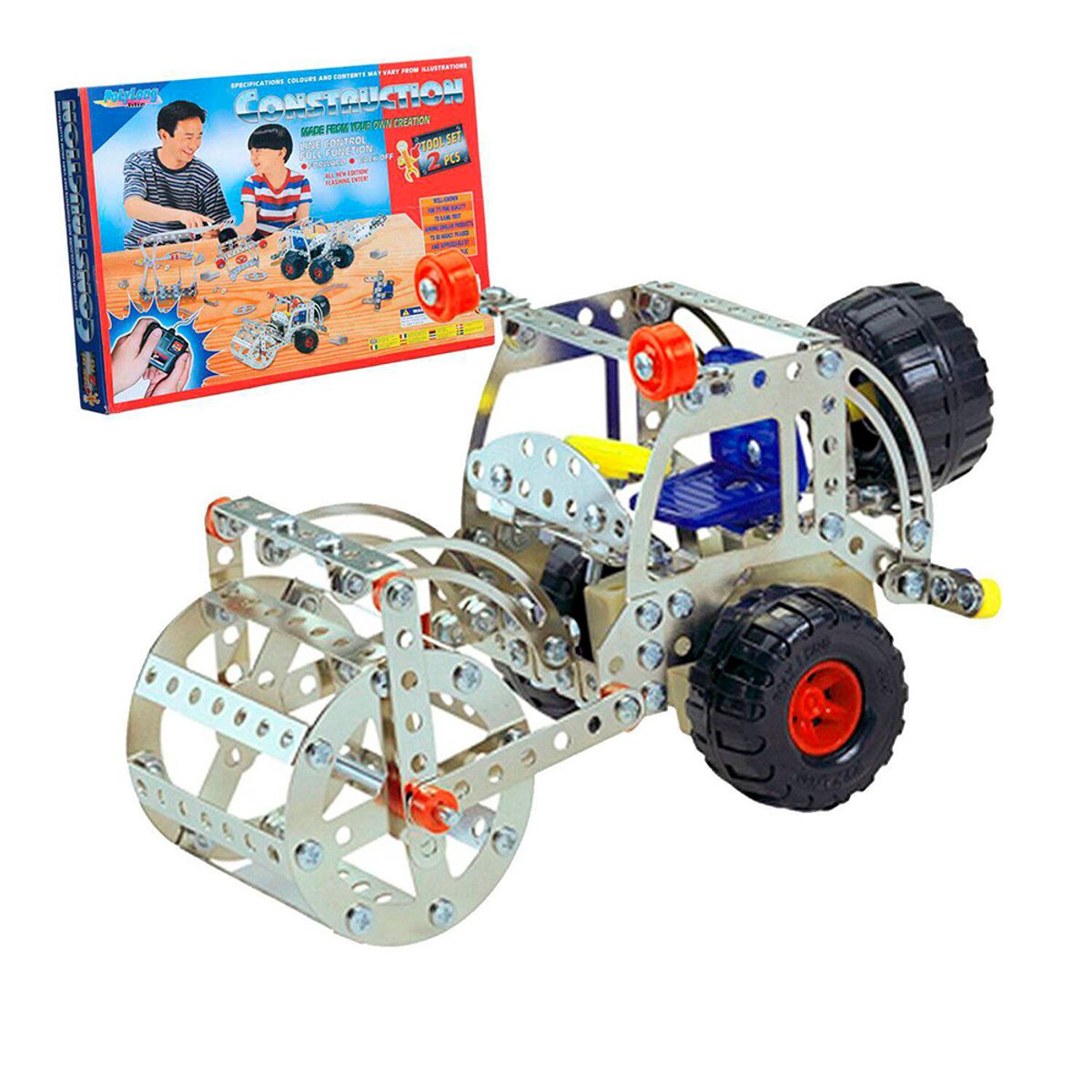 GENERICO - Juego MECANO 226 Piezas Con Motor Eléctrico Y Mando Remoto