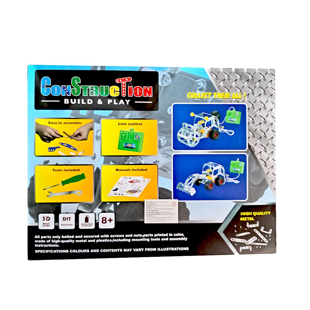 GENERICO - Juego MECANO 221 Piezas Con Motor Eléctrico Y Mando Remoto.