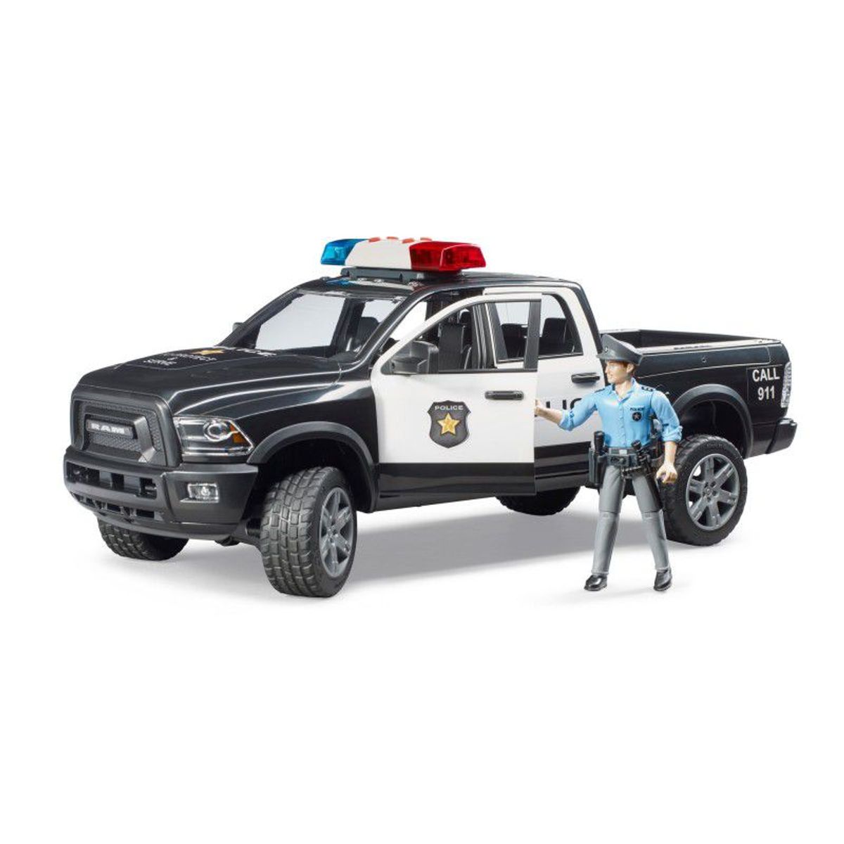 BRUDER - Juguete de Camioneta de Policía Dodge RAM Bruder Alemán 2505