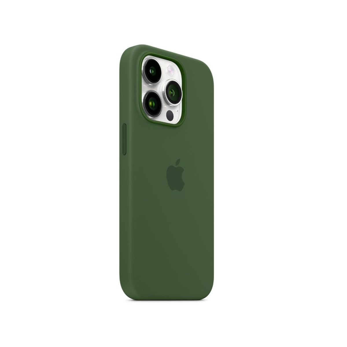 CASE - Funda Silicone Case Para iPhone 14 Pro Max Verde Militar